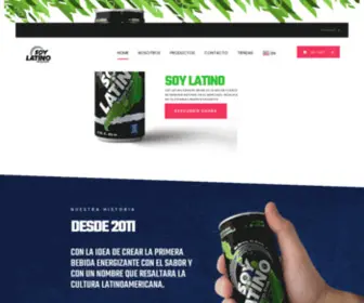 Soylatinoenergydrinks.com(El sabor de mi gente) Screenshot