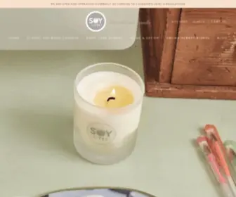 Soylites.co.za(SoyLites Premium Soy Body Candles) Screenshot