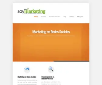 Soymarketing.mx(Agencia de SEO y Marketing Online) Screenshot