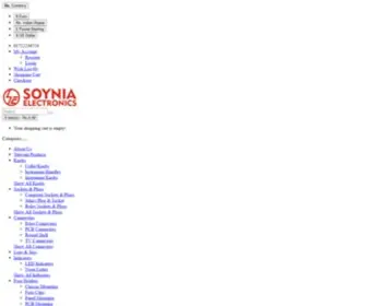 Soyniaelectronics.com(Soynia Electronics) Screenshot