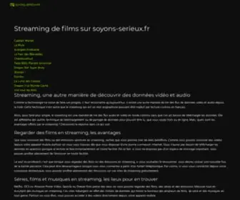 Soyons-Serieux.fr(Soyons Serieux) Screenshot