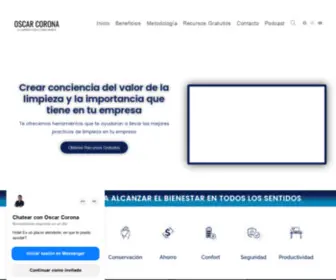 Soyoscarcorona.com(Creando conciencia al valor de la limpieza) Screenshot