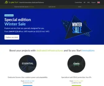 Soyoustart.co.uk(So you Start) Screenshot