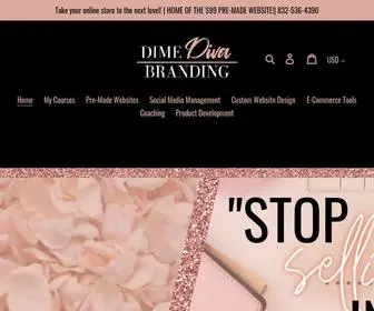 Soyouwanttobeaboss.co(Dime Diva Branding) Screenshot