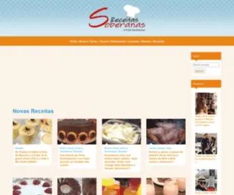 Soyrecetasoberana.com.br(Receitas Soberanas) Screenshot