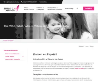 Soysusangkomen.org(Komen®) Screenshot