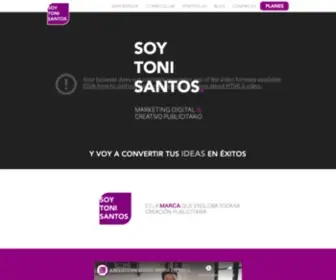 Soytonisantos.com(Todo-terreno del Marketing Digital Digital Marketing Manager) Screenshot