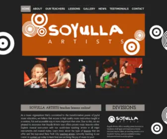 Soyulla.com(Soyulla Artists) Screenshot