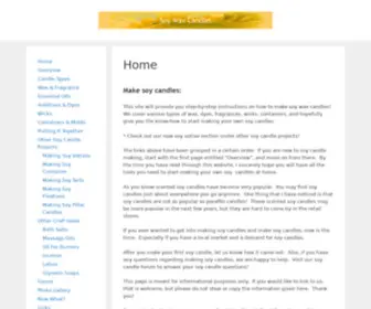 Soywaxcandles.org(Soy Wax Candle) Screenshot