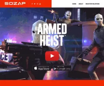 Sozap.com(Digital Entertainment) Screenshot