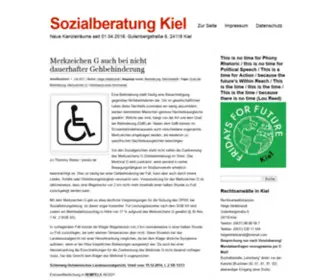 Sozialberatung-Kiel.de(Neue Kanzleiräume seit 01.04.2016) Screenshot