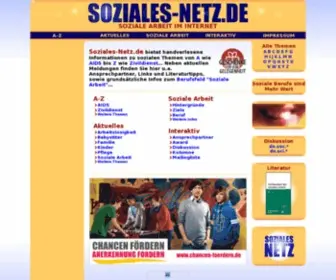 Soziales-Netz.de(@ Soziale Arbeit im Internet) Screenshot