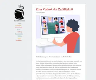 Sozialtheoristen.de(Die Sprengkraft soziologischer Beobachtung WordPress) Screenshot