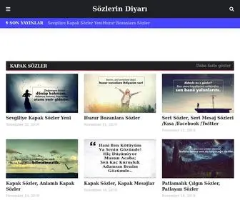 Sozlerdiyari.site(Sözlerin) Screenshot