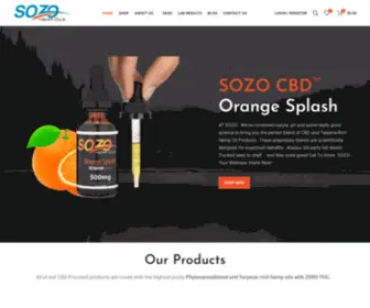 Sozocbd.com(CBD & Terpene) Screenshot