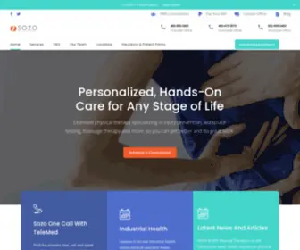 Sozohc.com(Physical Therapy) Screenshot