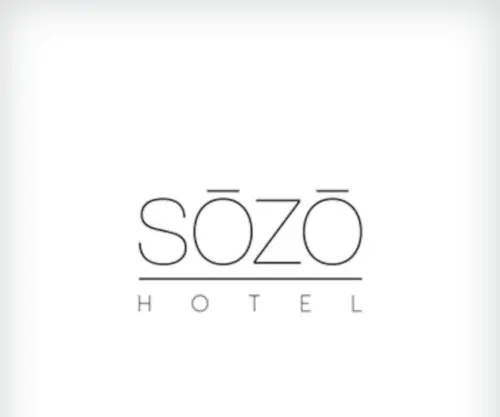 Sozohotel.com(Hotel Sozo) Screenshot