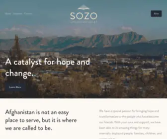 Sozointernational.org(Sozo International) Screenshot