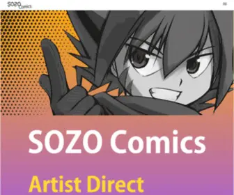 Sozoip.com(Digital manga publisher) Screenshot