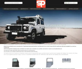 SP-4X4.com(Parts & Accessories To Fit Land Rover Defender & Series) Screenshot