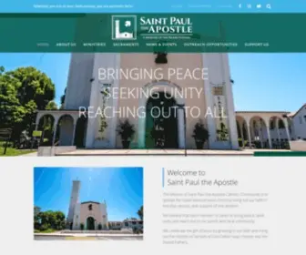 SP-Apostle.org(Saint Paul the Apostle Catholic Church) Screenshot