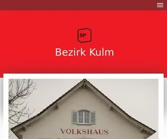 SP-Bezirkkulm.ch(SP Bezirk Kulm) Screenshot