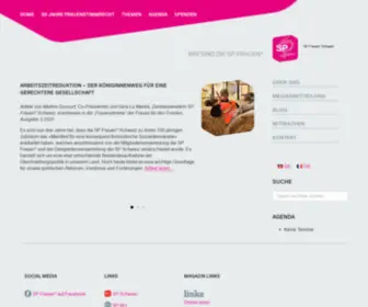 SP-Frauen.ch(SP Frauen) Screenshot