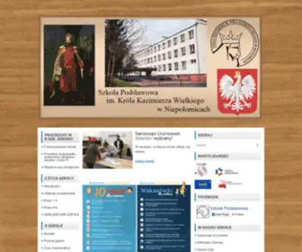 SP-Niepolomice.pl(Szkoła Podstawowowa w Niepołomicach) Screenshot