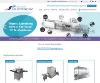 SP-Penntech.com(Pharmaceutical, Biotech, & Veterinary Equipment) Screenshot