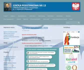 SP13MYslowice.pl(SZKOŁA PODSTAWOWA NR 13) Screenshot