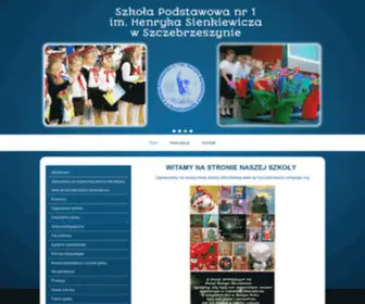 SP1SZczebrzeszyn.pl(Szkoła Podstawowa nr 1 w Szczebrzeszynie) Screenshot