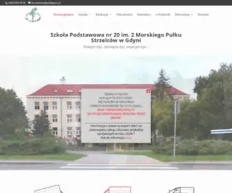 SP20GDynia.pl(Szkoła Podstawowa nr 20 w Gdyni) Screenshot