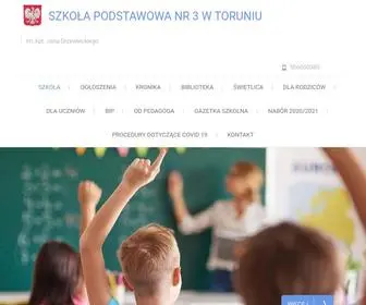 SP3.torun.pl(SZKOŁA PODSTAWOWA NR 3 W TORUNIU) Screenshot