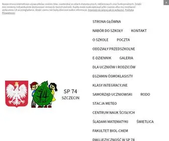 SP74.szczecin.pl(Szkoła) Screenshot