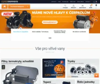 Spa-Components.com(Komponenty pro vířivé vany JACUZZI) Screenshot