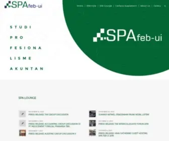 Spa-Febui.com(SPA FEB UI) Screenshot