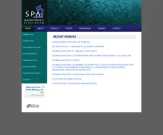 Spa-Food.org(Seafood Products Association) Screenshot