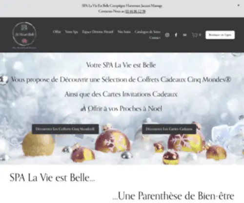 Spa-Lavieestbelle.com(Spa La Vie est Belle) Screenshot