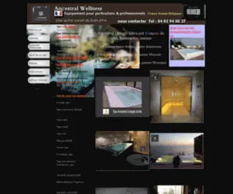 Spa-Nage.com(ANCESTRAL professionnel Spa Hammam Spa de Nage sur mesure Jacuzzi) Screenshot