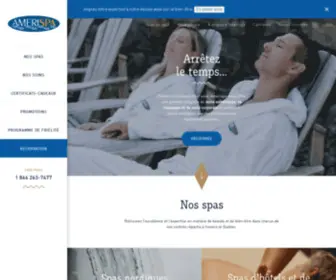 Spaconcept.ca(Spas d’hôtels) Screenshot