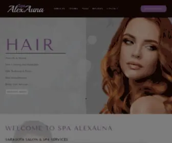 Spaalexauna.com(Spa Alexauna) Screenshot