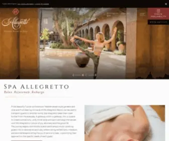 Spaallegretto.com(Spa Allegretto) Screenshot