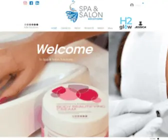 Spaandsalonsolutions.com(Spa&Salon Solutions) Screenshot