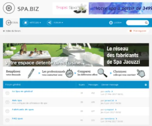 Spa.biz(Accueil) Screenshot