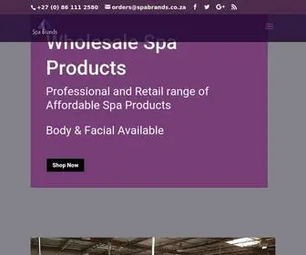 Spabrands.co.za(Quality Wholesale Spa Products) Screenshot