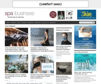 Spabusiness.com(Spa Business news) Screenshot