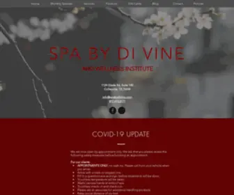 Spabydivine.com(Spa) Screenshot