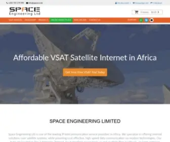 Space.co.ke(VSAT Satellite Services Africa) Screenshot