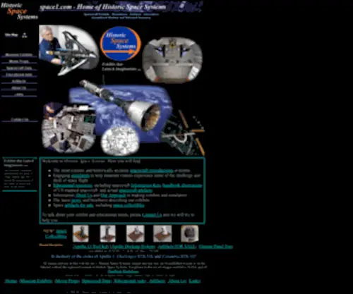 Space1.com(Exhibits That Launch Imaginations (tm)) Screenshot