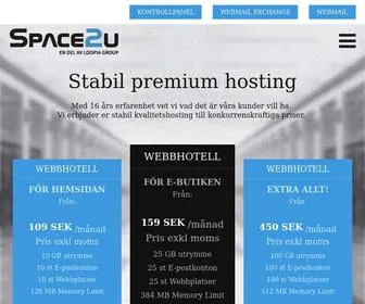 Space2U.com(Stabil premium hosting) Screenshot